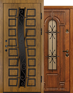 Каталог металлических дверей Со стеклом