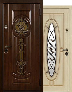 Каталог металлических дверей С ковкой